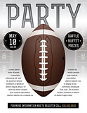 American Football Party Flyer