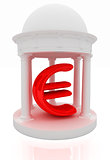 Euro sign in rotunda 