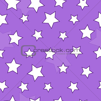 Seamless background with stars
