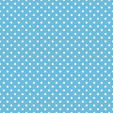 Seamless blue polka dot background