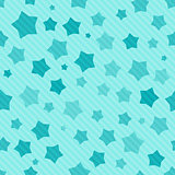 Blue seamless background with stars
