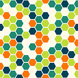 Hexagon seamless pattern