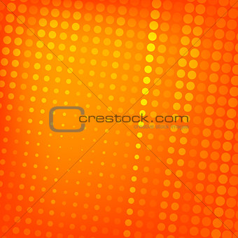 Abstract dotted orange background