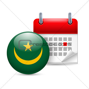 Icon of National Day in Mauritania