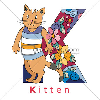 Letter K-kitten