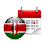 Icon of National Day in Kenya