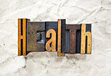 Health Letterpress