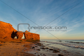 Red Sandstone Cliffs