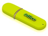 Office - inscription on yellow USB flash