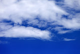 Blue sky with clouds in summer day