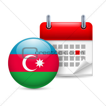 Icon of National Day in Azerbaijan