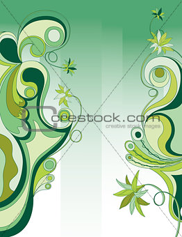 Abstract Leaf Pattern