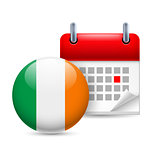 Icon of National Day in Ireland