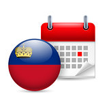 Icon of National Day in Liechtenstein