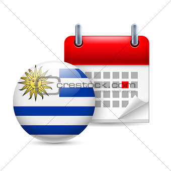 Icon of National Day in Uruguay