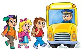 Image with school bus topic 1