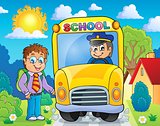 Image with school bus topic 4