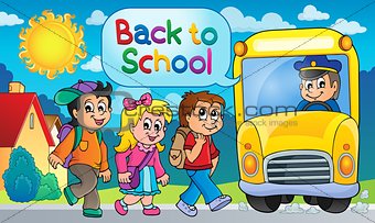 Image with school bus topic 5