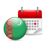 Icon of National Day in Turkmenistan