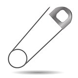 steel safety pin