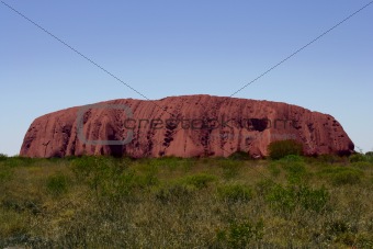 The other side of Ayers Rock