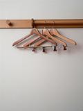 hangers on the wall