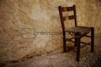 old wooden chair 