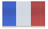 pencils flag FRANCE