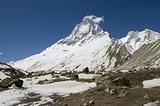 Shivling mountain, the Himalayas