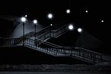 foot-bridge at night