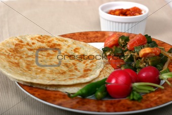Indian Food Series - Vegetarian Meal