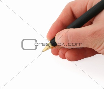 writting hand