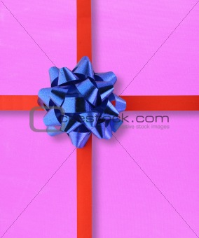 colorful gift - top view