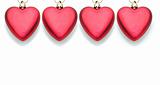 row of hearts