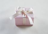 Pink Gift with White Ribbon