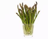 asparagus in water