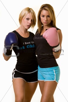 Women boxers