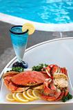 Crab by Pool