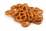 glazed and salted pretzels
