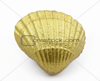 golden sea shell