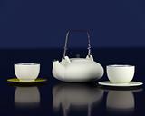 Tea and teapot;