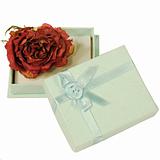 Dried Rose In Gift Box