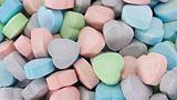 pastel valentine hearts background