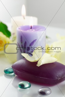 Luxury soap of natural basis