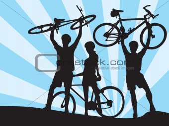 bicycles and boys and girl 2