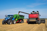 Tractor and combine