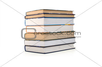 books isolated on white background
