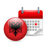 Icon of National Day in Albania