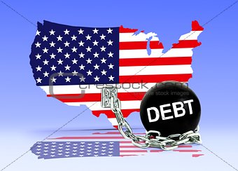 American Map and Debt Ball