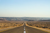 Beautiful road in the desert